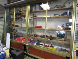 lot 8 image: Slant Front Display Case