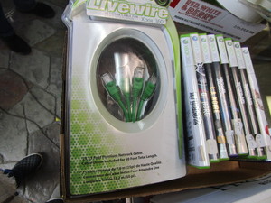 lot 401 image: Xbox Cables & Games