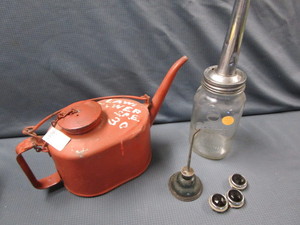 lot 430 image: Vintage Eagle Cans
