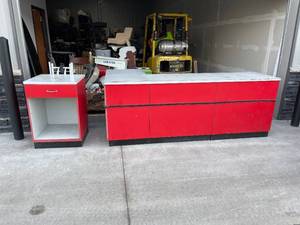 L-Shaped Shop Bench