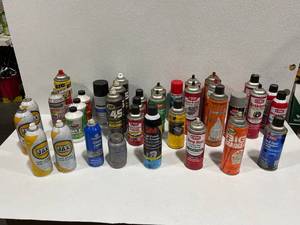 Lot of Automotive Sprays and Fluids