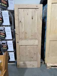 Knotty Alder Wood Door