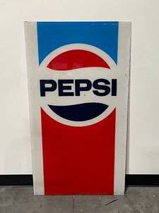 Plexiglass Pepsi Pop Machine Sign