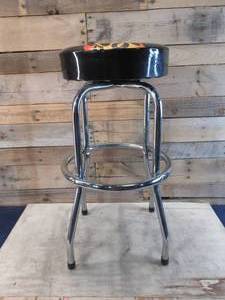lot 34 image: BarCounter Swivel Stool With Flame Design