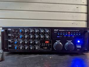 lot 23 image: Pyle Dual Channel Bluetooth Mixing Amplifier