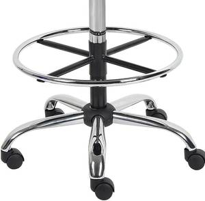 lot 19 image: Boss Office Products B16245-BK Be Well Medical Spa Drafting Stool with Back, Black