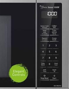 lot 104 image: Panasonic Compact Microwave Oven with 1200 Watts of Cooking Power,