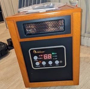 lot 189 image: Dr Infrared Heater Portable Space Heater, 1500-Watt