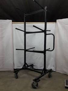 MSRP $1000 Mity-Lite Folding Chair Dolly&nbspHalf Tree Cart - Designed To Hold Wide Varieties Of Chairs -&nbspLike New Condition