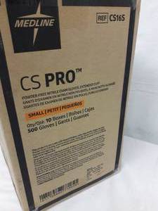 MSRP $600 Medline CS Pro Powder-Free Nitrile Exam Gloves with Extended Cuffs (Small) Box of 10