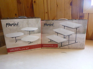 NEW 2 Parini Serving Plate Sets