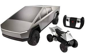 NEW Hot Wheels RC 110 Tesla Cybertruck and Electric Cyberquad