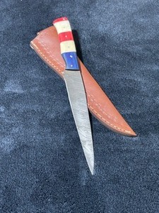 Great Looking Custom Damascus Steel Fillet Knife