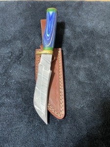 Custom Damascus Steel Hunting Knife