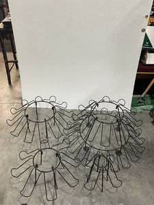 lot 21 image: Unique Metal Wine Stand