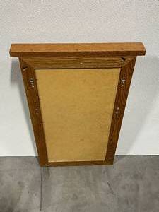 lot 24 image: Mirror with Coat Hooks