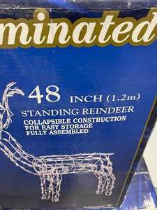 lot 27 image: Illuminated Reindeer
