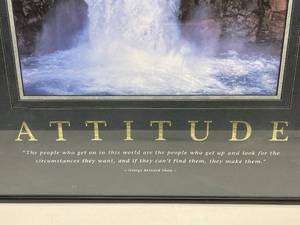 lot 29 image: Framed Attitude Picture