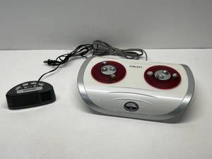 lot 61 image: Homedics Foot Massager and Alarm Clock