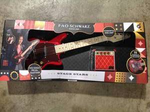 FAO Schwarz Stage Stars Electric 6-String Guitar And Amp (good condition) review all pictures