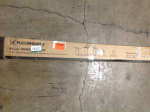 Overhead Garage Storage Rack 96x48 Adjustable Height Ceiling Mountable Black (good condition) review all pictures