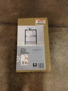 3 Tier Wire Shelf Black - Made By Design (good condition) review all pictures
