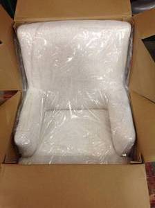 Upholstered Dining Chair Cream - Threshold designed with Studio McGee (good condition) review all pictures