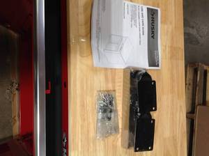 Husky Red 28 in Cabinet Customer returns small dent on the botton review all pictures