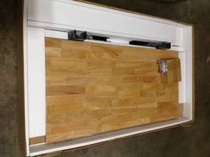 Husky 52 in. Adjustable Height Work Table (good condition) review all pictures