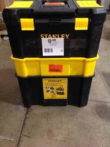 Stanley Essential 19 in. 3-in-1 Detachable Mobile Work Box (good condition) review all pictures