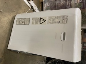 Panda 2.6 cu.ft. 120-Volt White Compact Portable Electric Laundry Dryer, Sensor Dryer Open box damaged see pictures