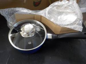 2 - 1.25 qt Ceramic Sauce Pans with...