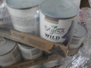 12 pack Canned Beyond Wild Dog Food...