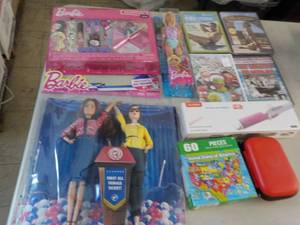 Barbie, Movies, Curling Iron and mo...
