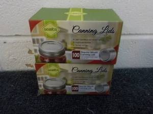 200 Oozita Regular Canning Lids...