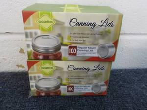 200 Oozita Regular Canning Lids...
