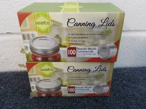 200 Oozita Regular Canning Lids...