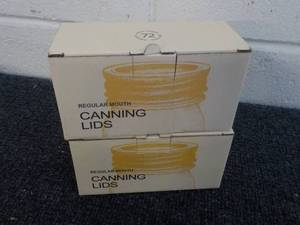 144 Regular Canning lids...
