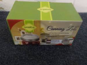 100 Oozita Wide Mouth Canning Lids...