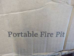 Portable Metal Fire Pit- 22 Diamet...