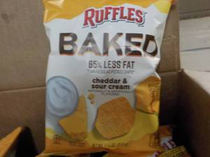 Case of Ruffles Baked Cheddar and S...