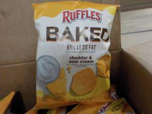 Case of Ruffles Baked Cheddar and S...