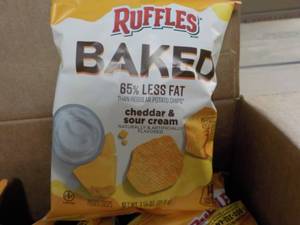 Case of Ruffles Baked Cheddar and S...