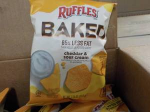 Case of Ruffles Baked Cheddar and S...