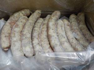 10 lb. Box Frozen Doms Sausages...