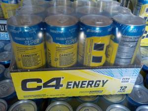 Case of 12 - 12 oz Cans C4 Energy Z...