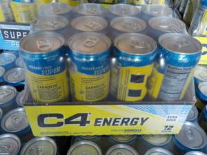 Case of 12 - 12 oz Cans C4 Energy Z...
