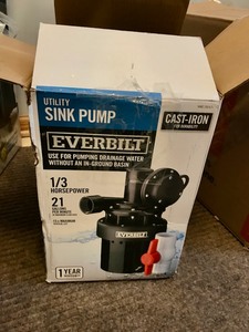 Everbilt Sink Pump - Customer Return