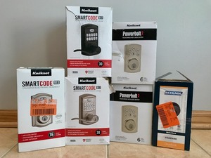 6 Kwikset Keyless Entry Locks - Customer Returns