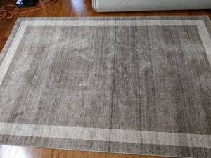 lot 78 image: Unique Loom Loft Collection Del Mar Maria Light Brown 6 x 9 Area Rug